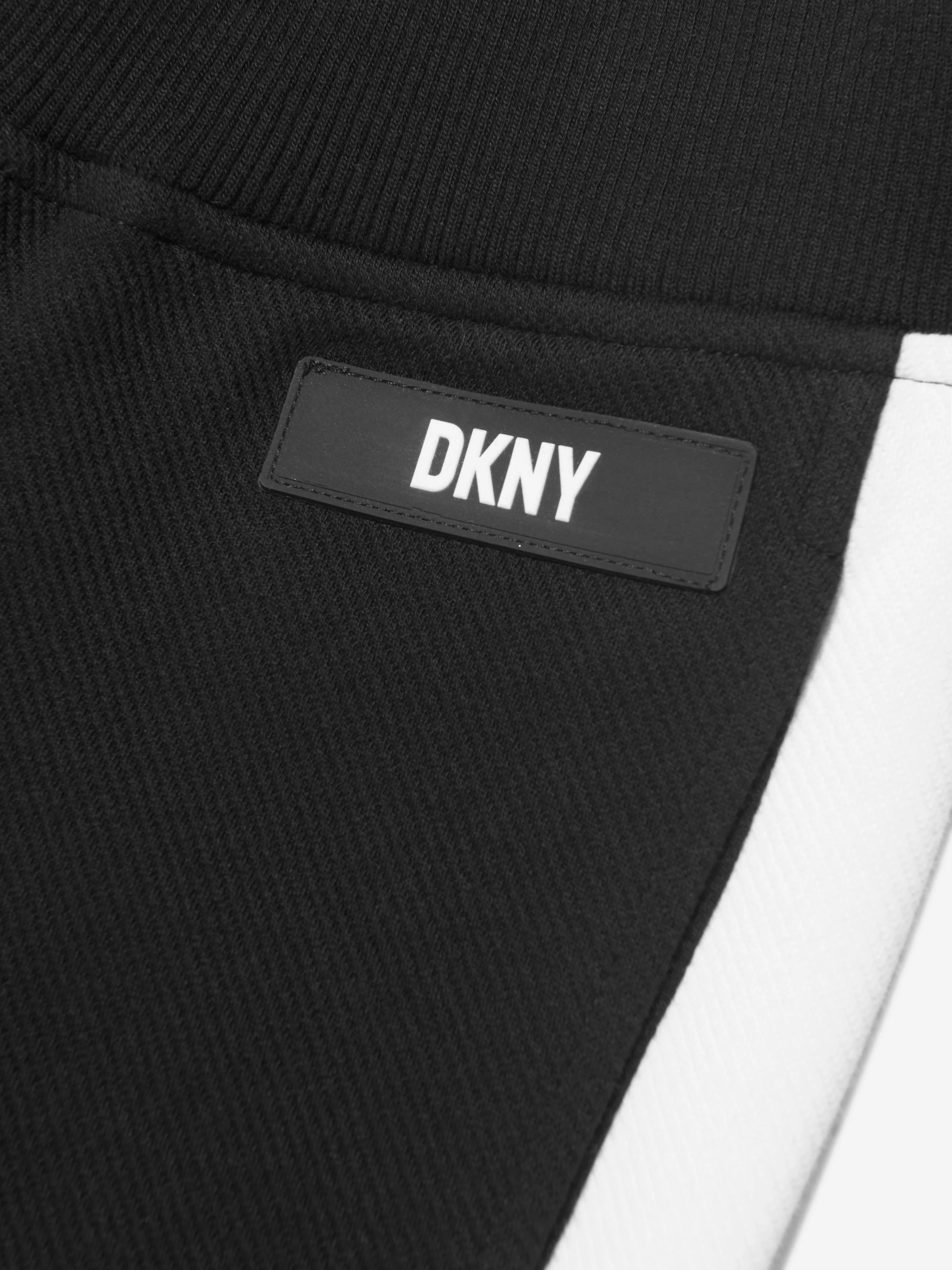 DKNY Boys Contrast Joggers in Black