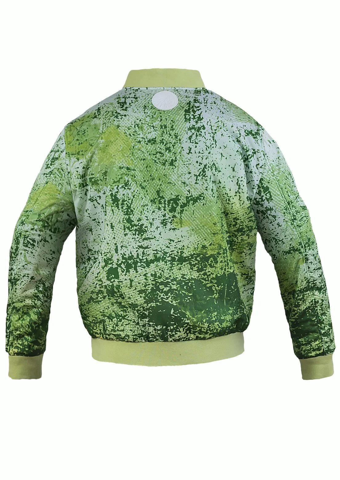 DOUBLE FACE BOMBER JACKET  GERONIMO GREEN GRUNGE