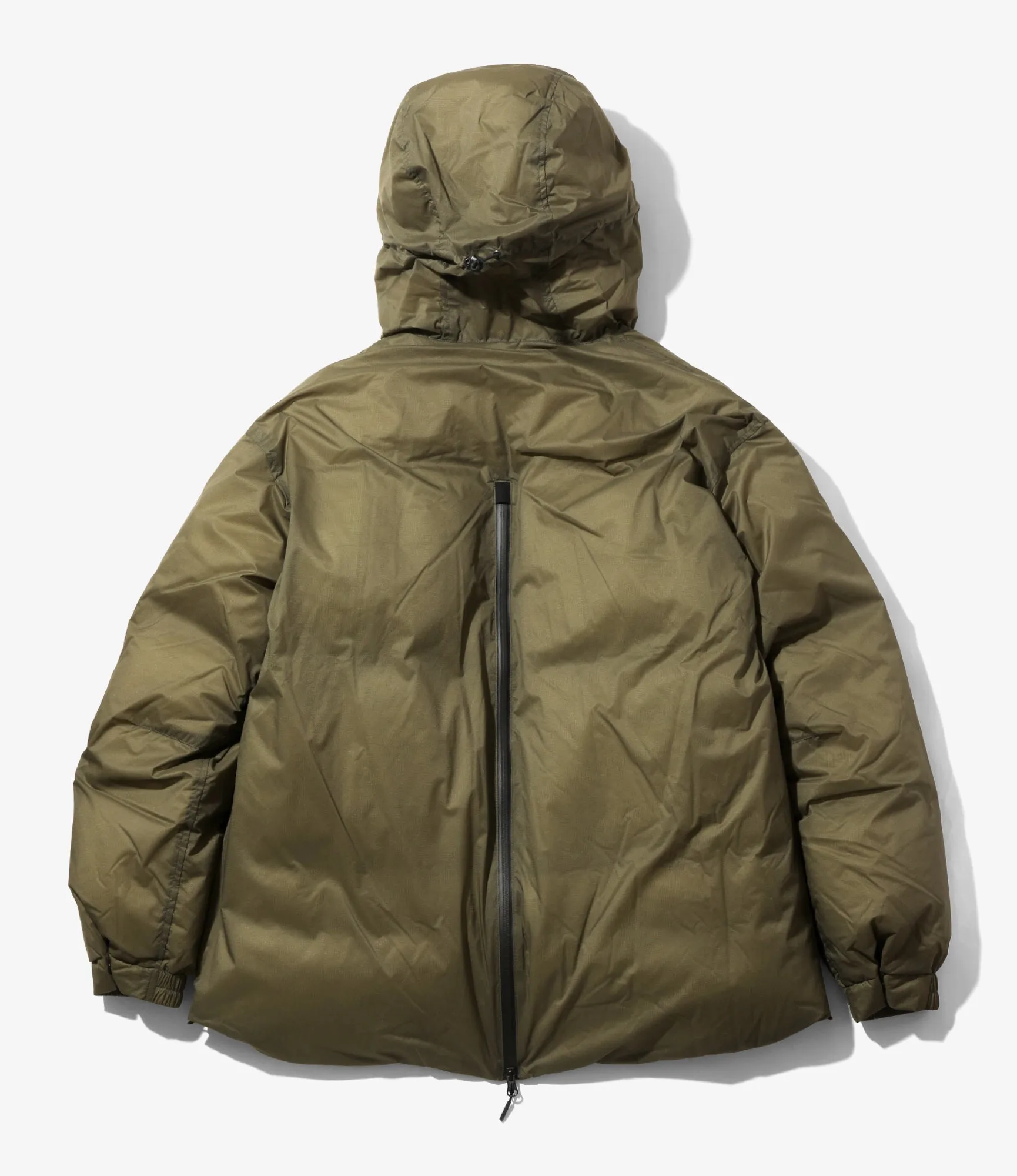 Down Zip Jacket – Olive Ripstop Nylon