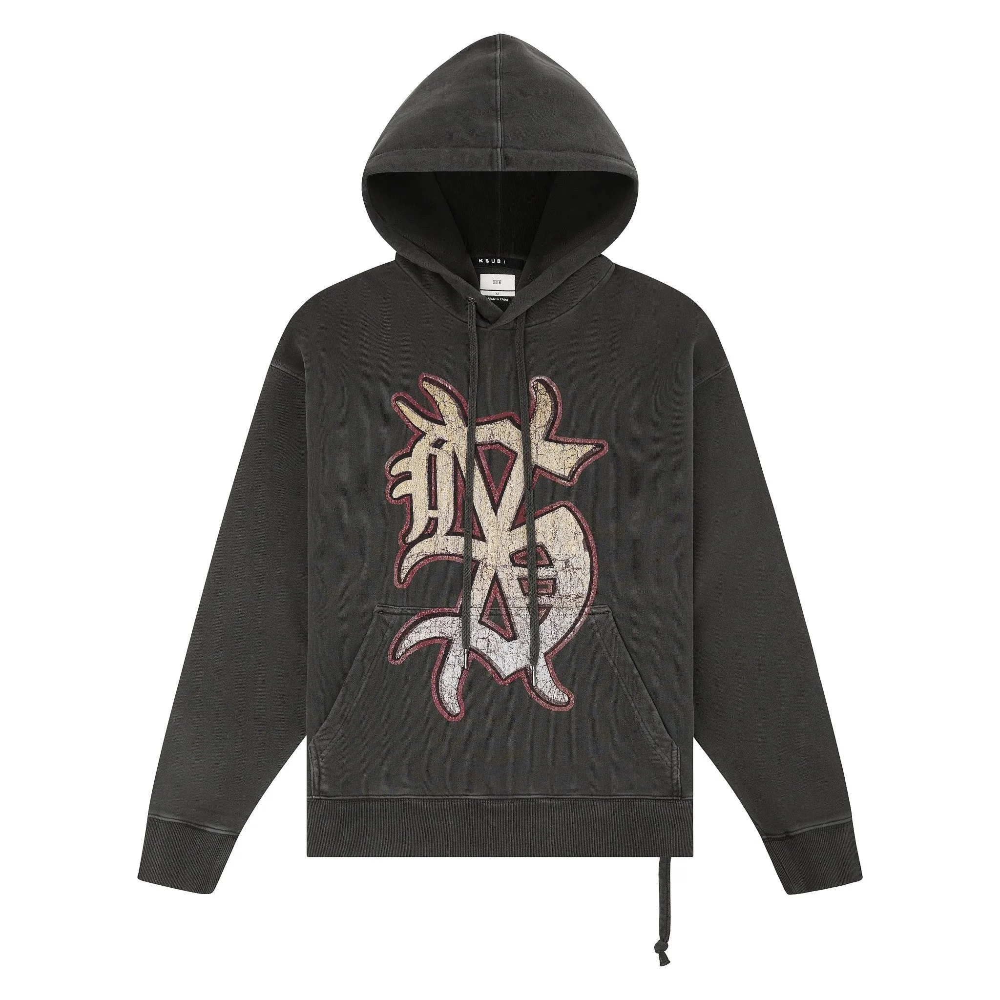 Dug Out Biggie Hoodie | Faded Black