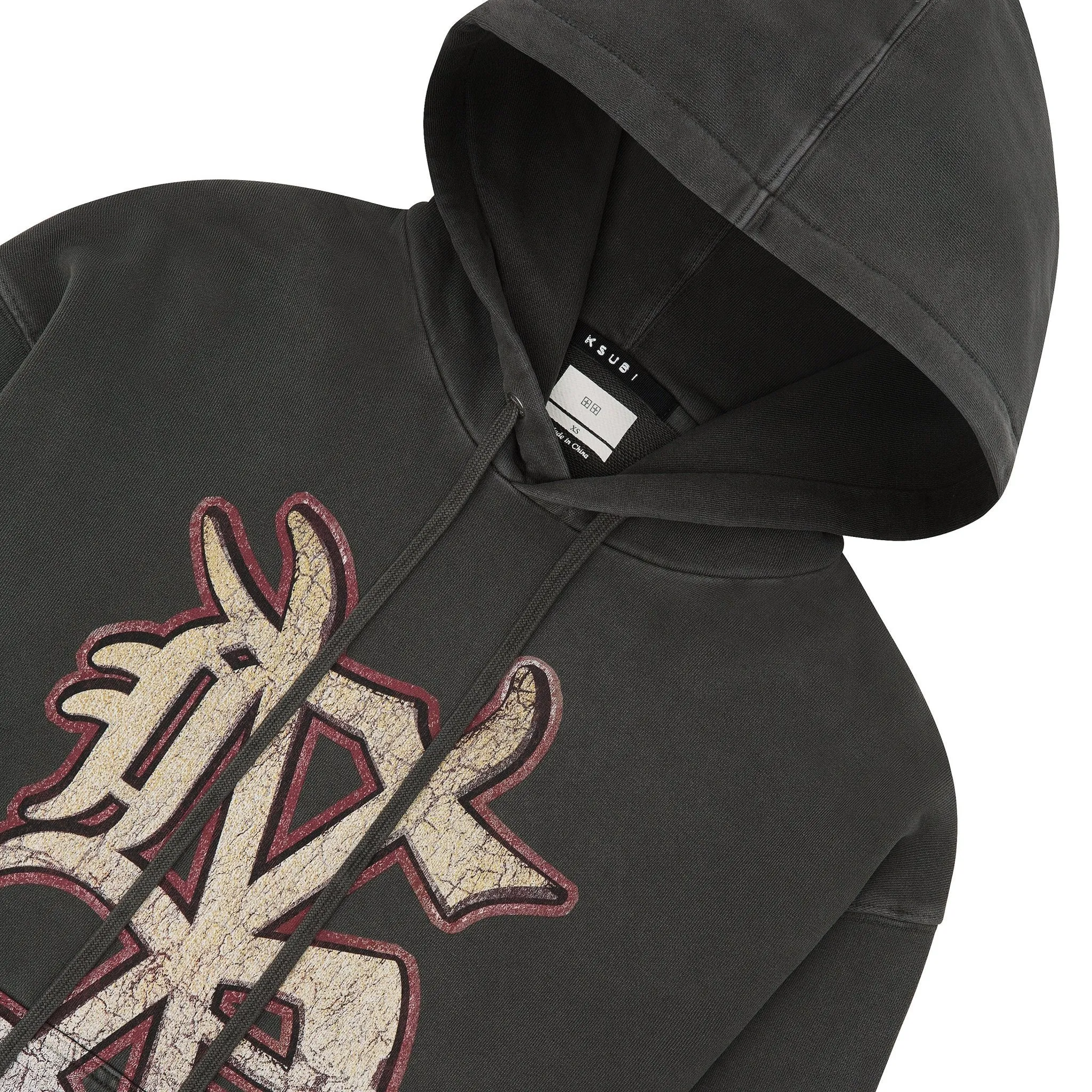 Dug Out Biggie Hoodie | Faded Black