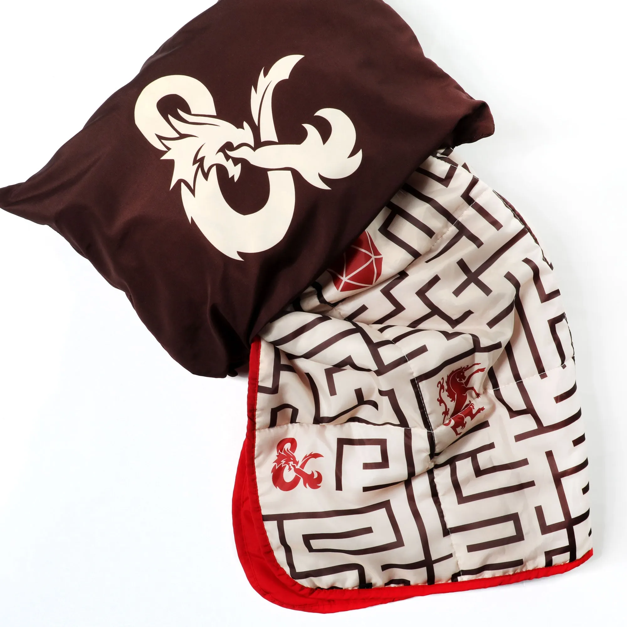 Dungeons & Dragons Maze Packable Blanket