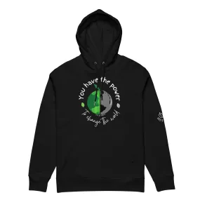 Earth Power, eco hoodie