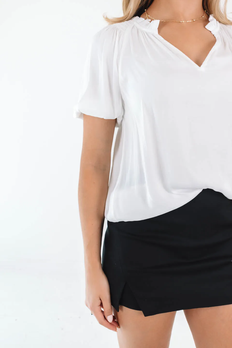 Effortless Elegance Top - White