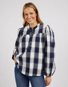 Elm Cedar Check Blouse