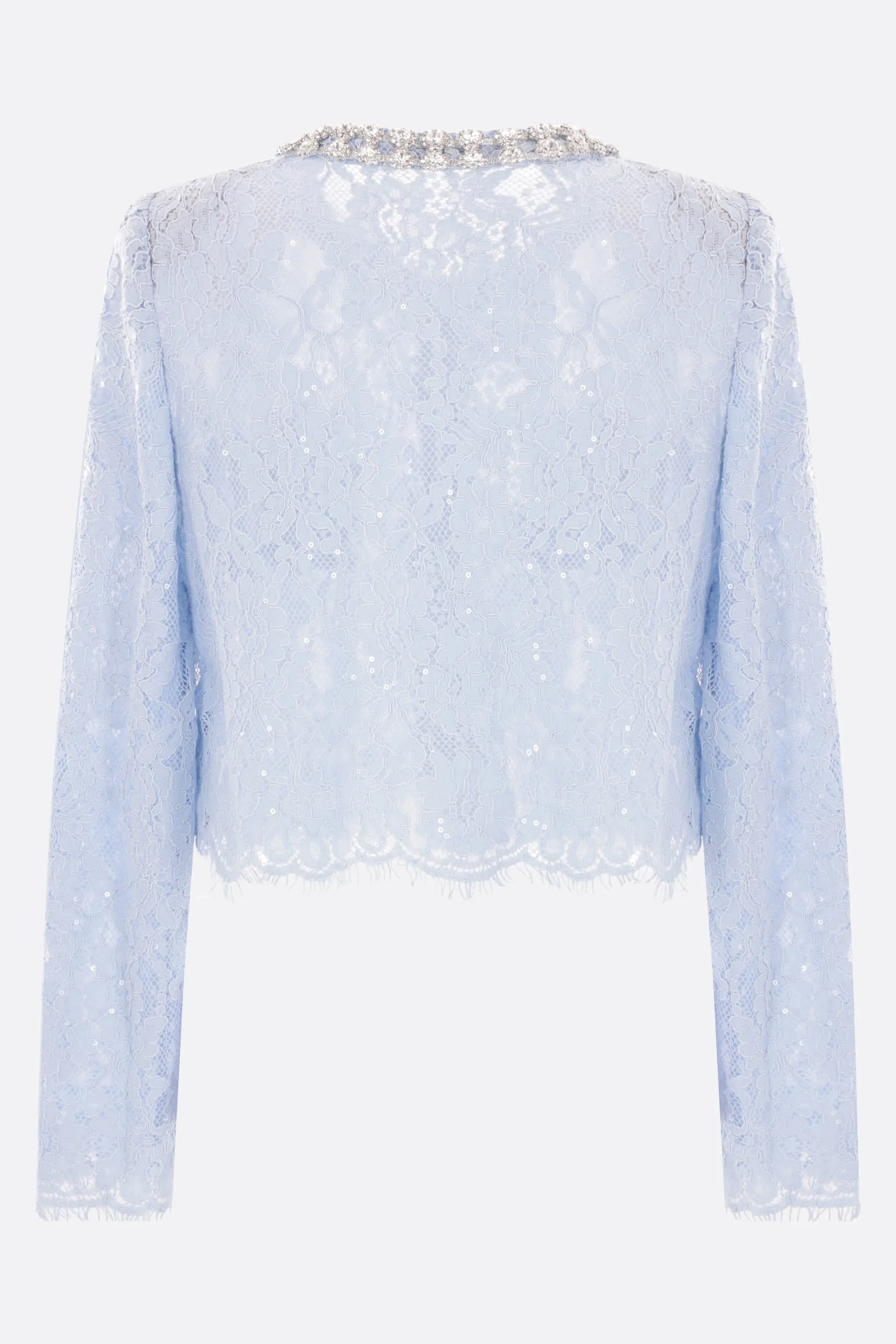 Floral Lace Cropped Jacket