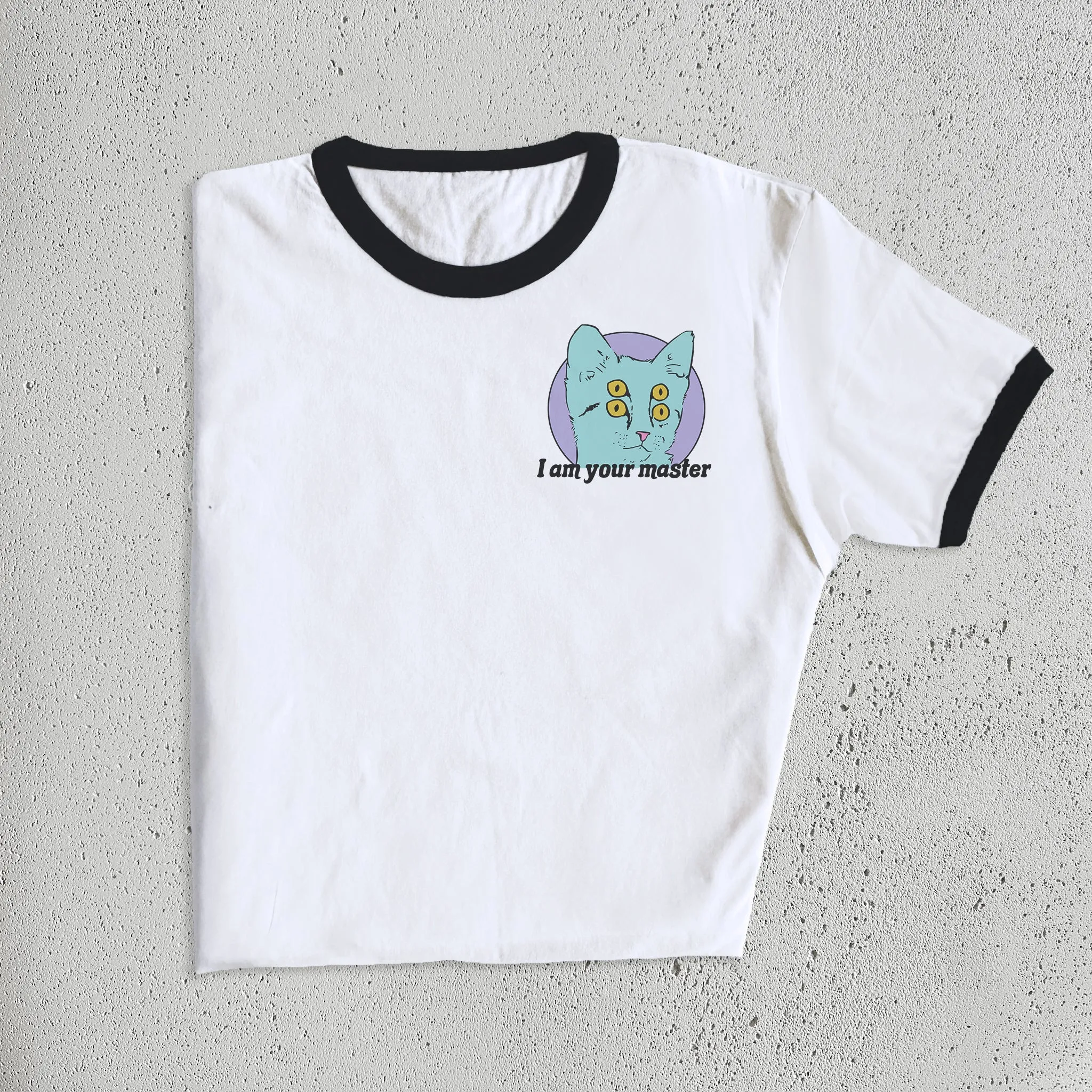 Four Eyed Cat Pocket Tee