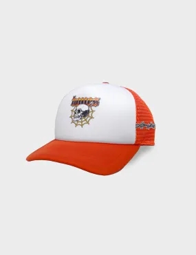 FUNNEL WEB TRUCKER HAT - ORANGE