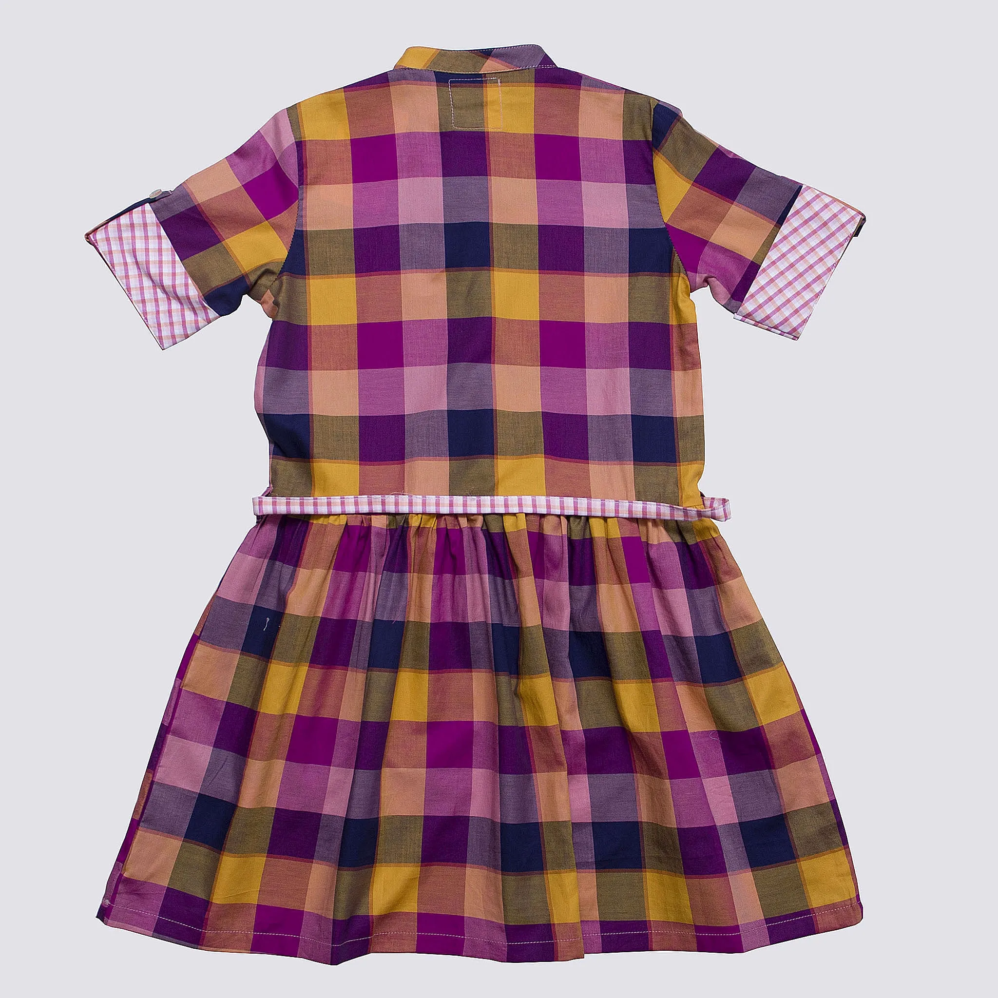 Girl's Check Tunic Dress