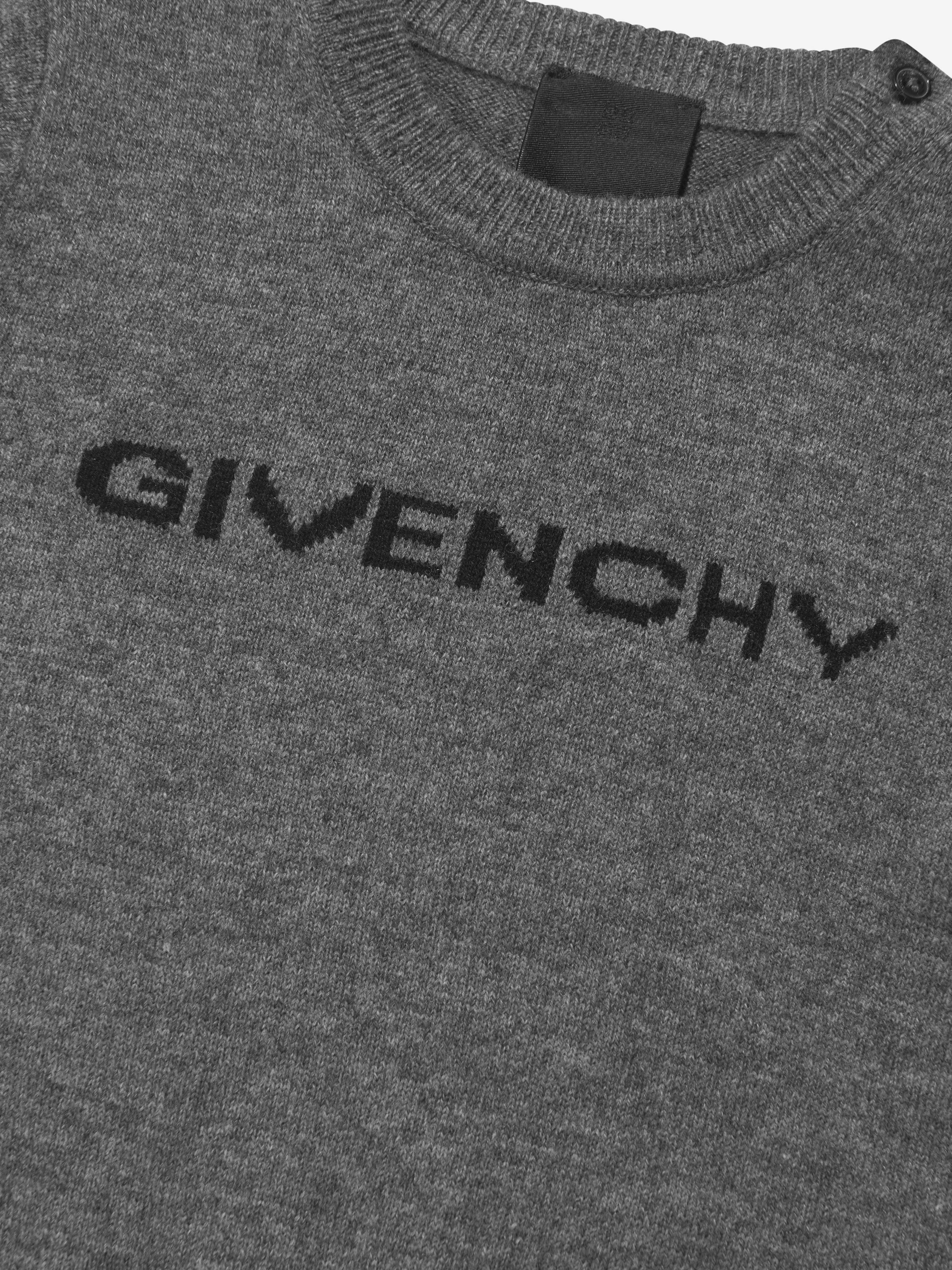 Givenchy Baby Boys Knitted Logo Jumper