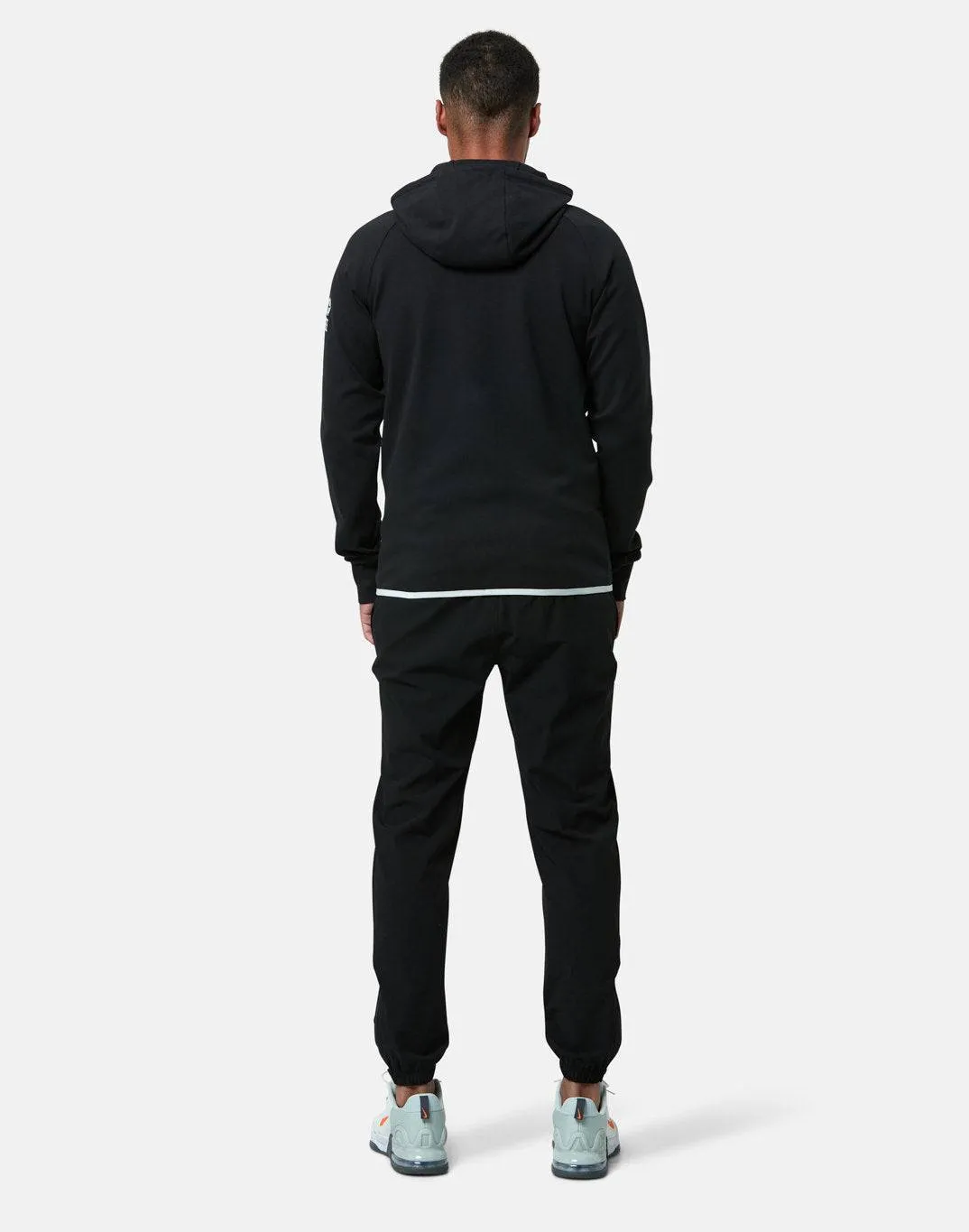 Gym Coffee Chill Zip Hoodie (Mens) - Black