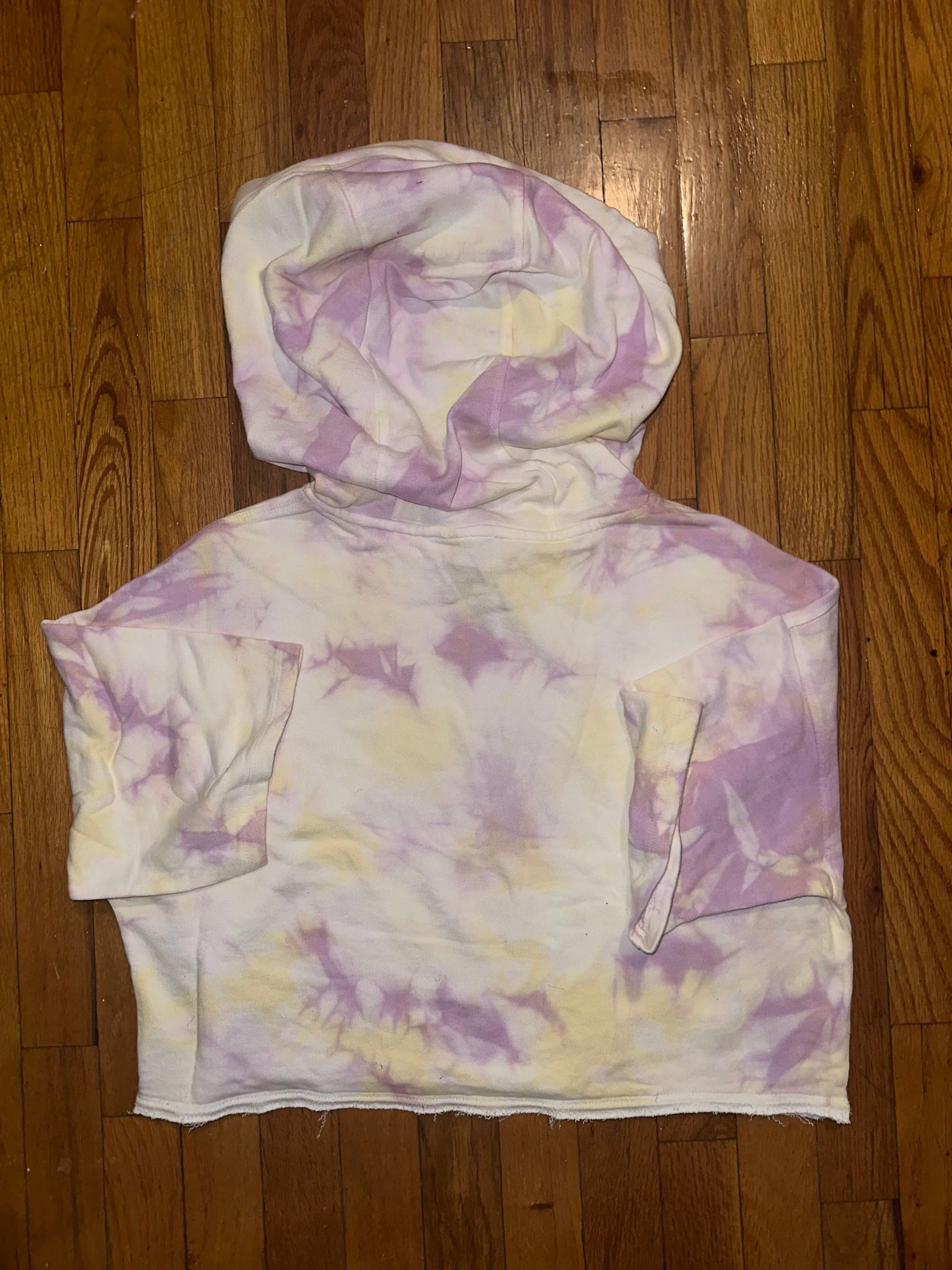 Gym Is Therapy Oversized Anemone Tie-Dye Hoodie