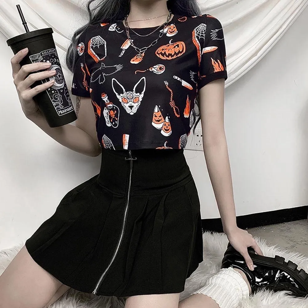 Halloween Print Shirt