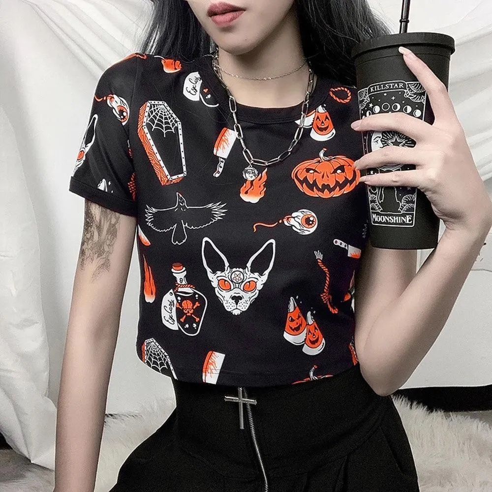 Halloween Print Shirt