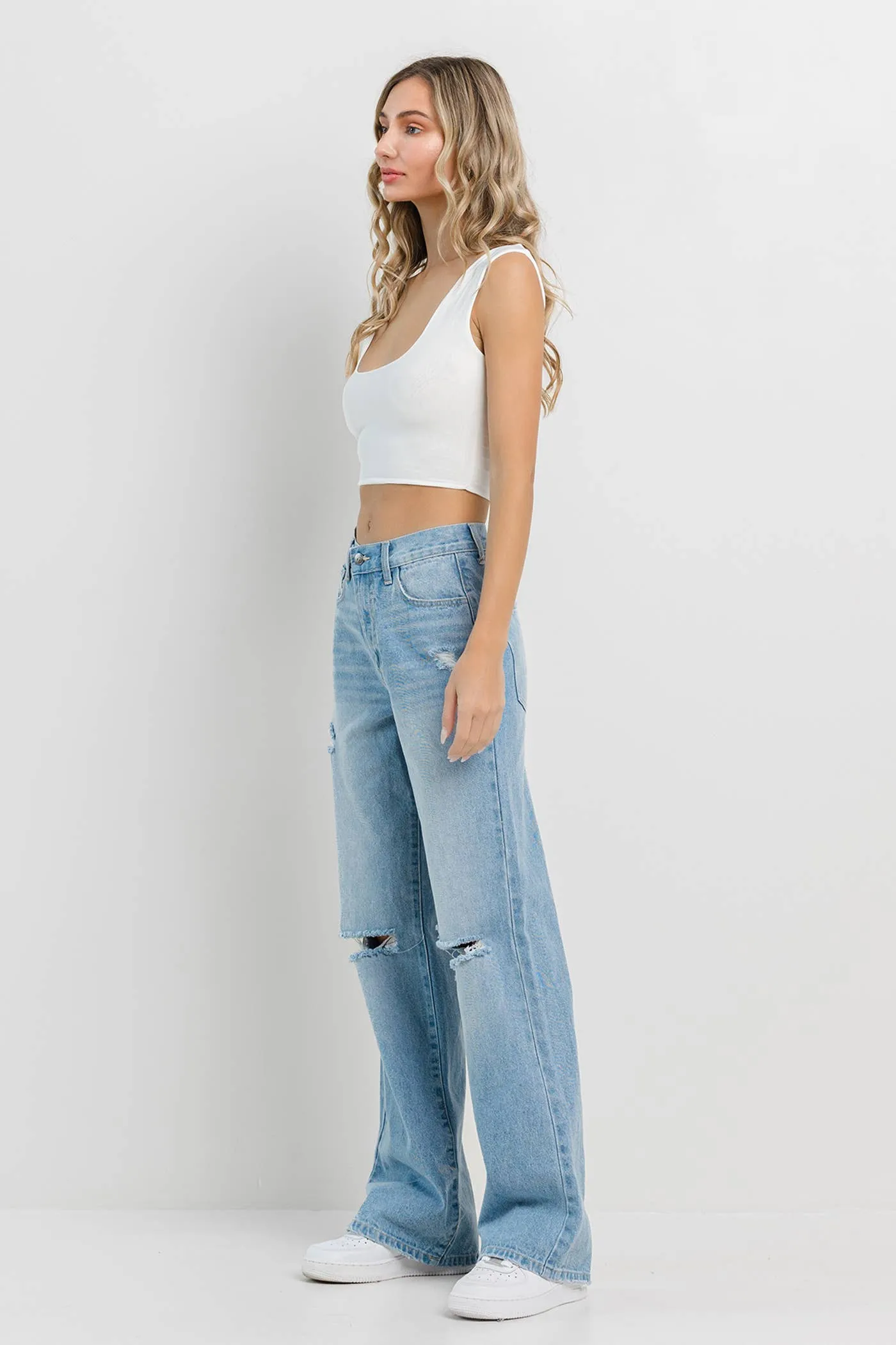 High Rise Straight Jean