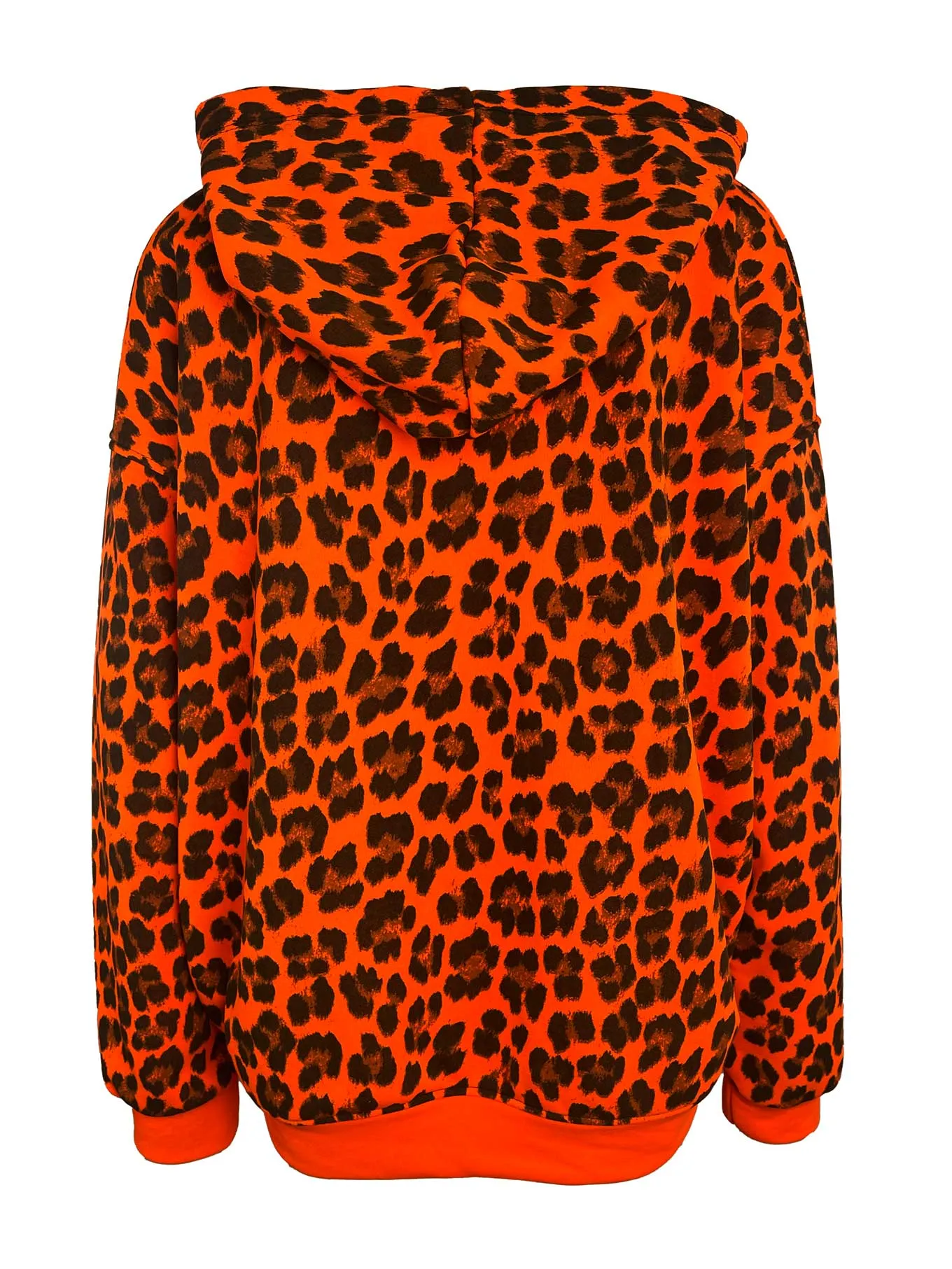 Hoodie Leo neon orange