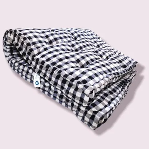 IMSMARTMART 4X6 5 inch Double Cotton MattressBreathable, Comfort and Support, Durable, Seasons, Ideal for Sensitive Skin (L x W: 48 inch x 72 inch)