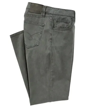 Jack Fit Brushed Green Grey Sateen