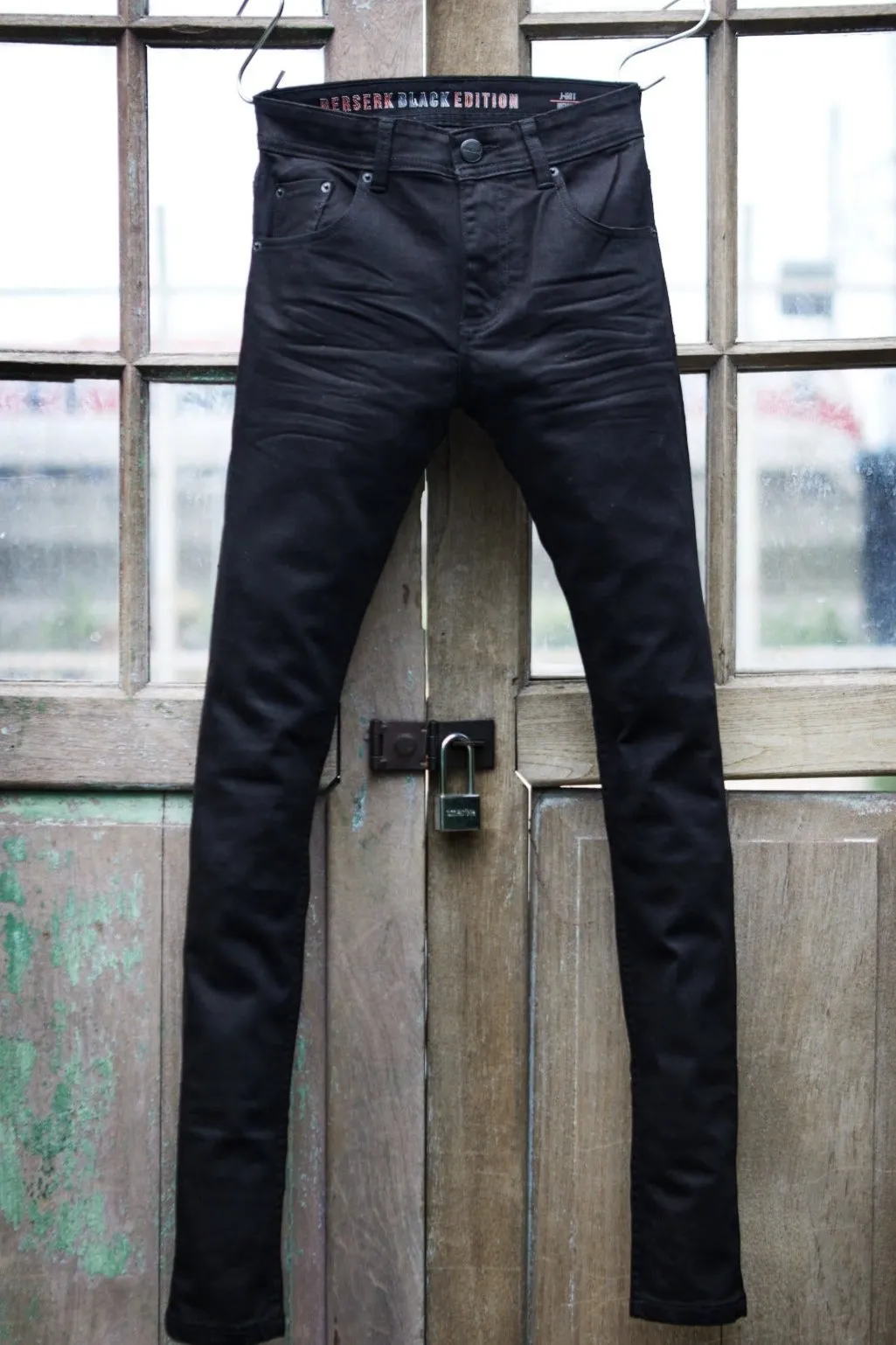 Jack Russel - Men Jeans - Handwerk J-501/R Skinny Fit Black/ Super Skinny