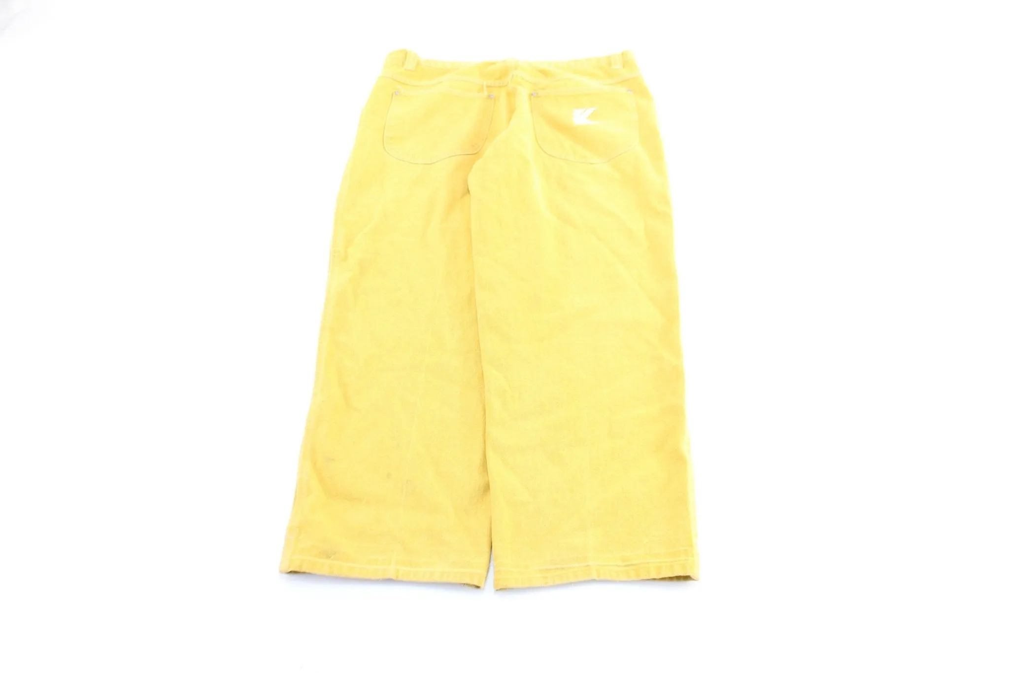 Karl Kani Yellow Wash Denim Jeans