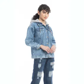 Kayleigh Hoodie Denim Jacket