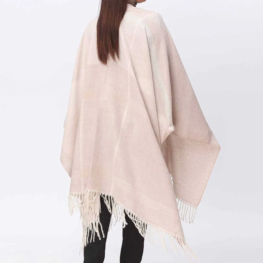 Khaki Cape Shawl PW3890