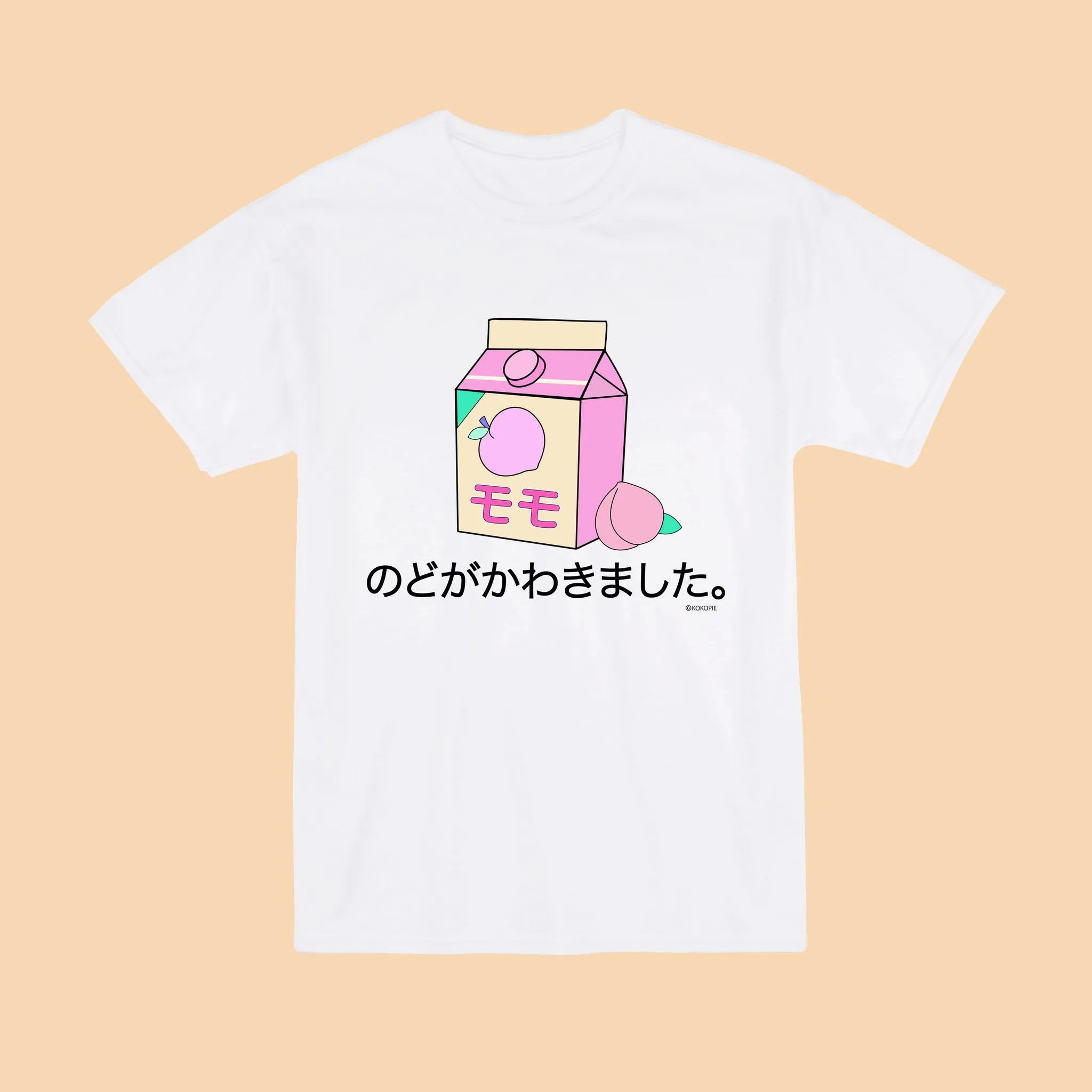 KOKO Tumblr Aesthetic PEACH JUICE Unisex Tee