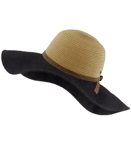 Kooringal Ladies Wide Brim Santa Cruz - Two Tone Tea