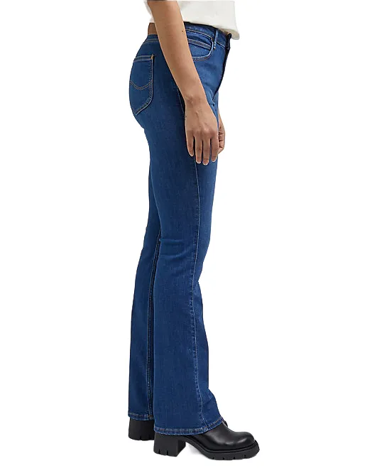 Lee Pantalone in jeans a zampa da donna Breese 112341971 azzurro