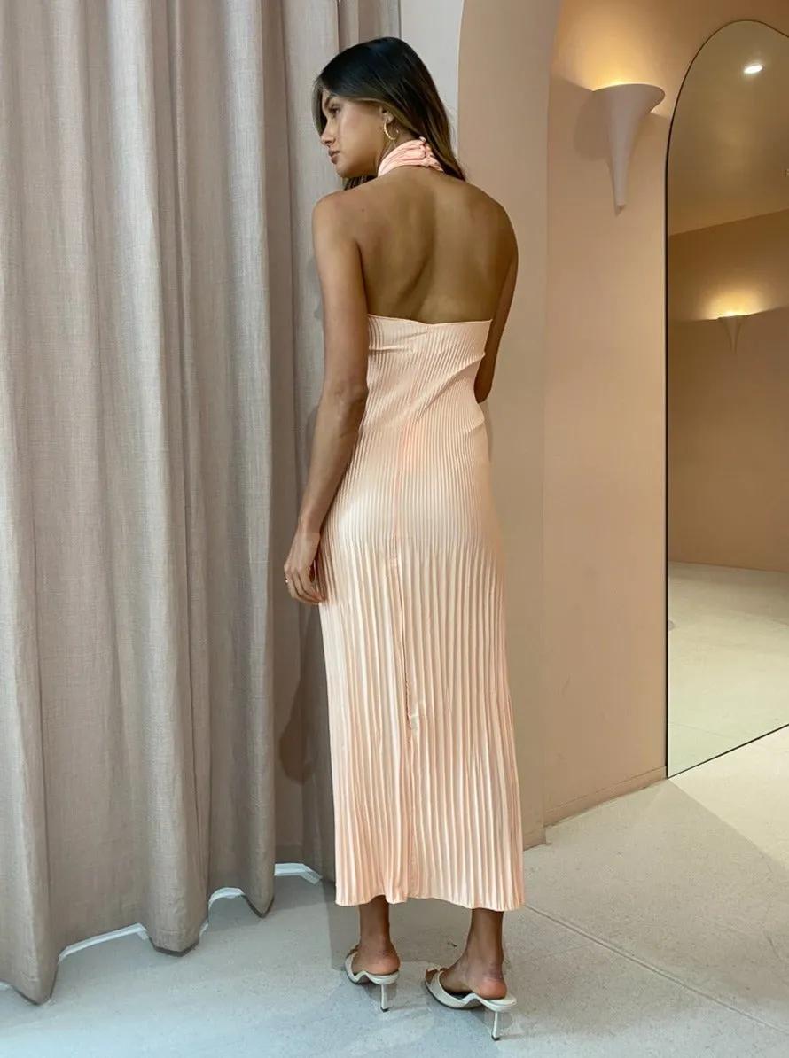 Lidee Halter Gown in Sherbet