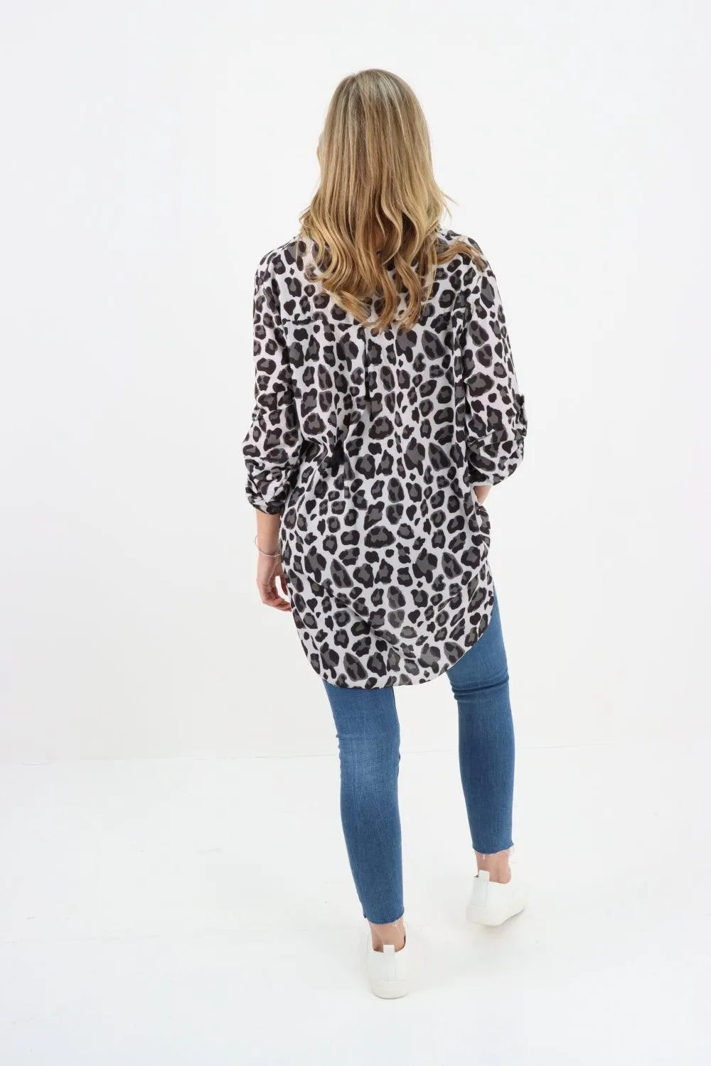 Made In Italy Animal Print Top