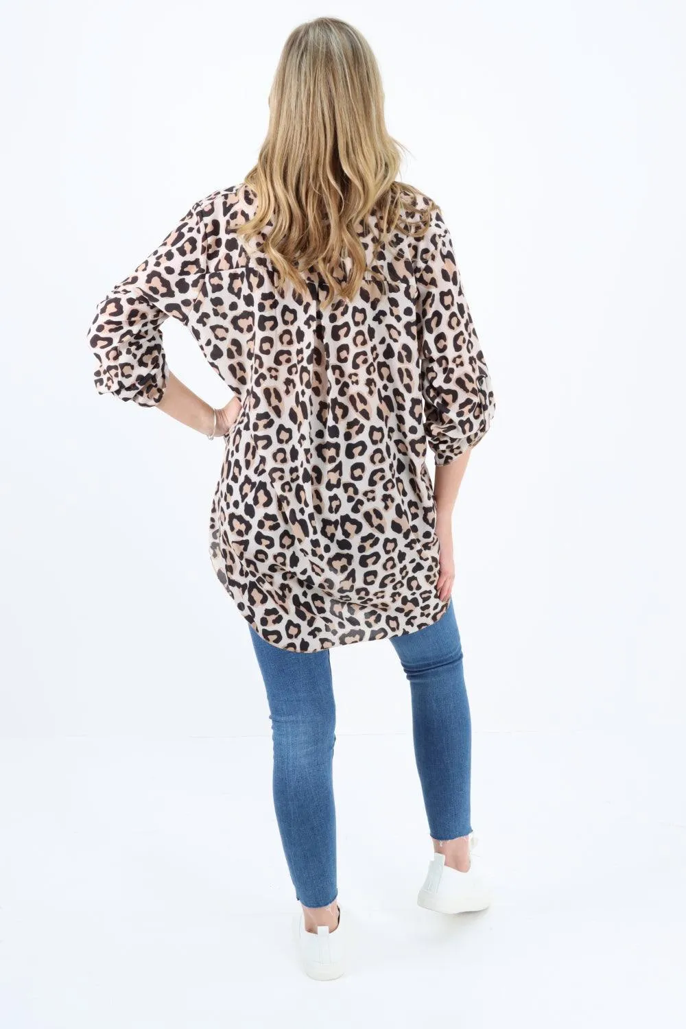 Made In Italy Animal Print Top