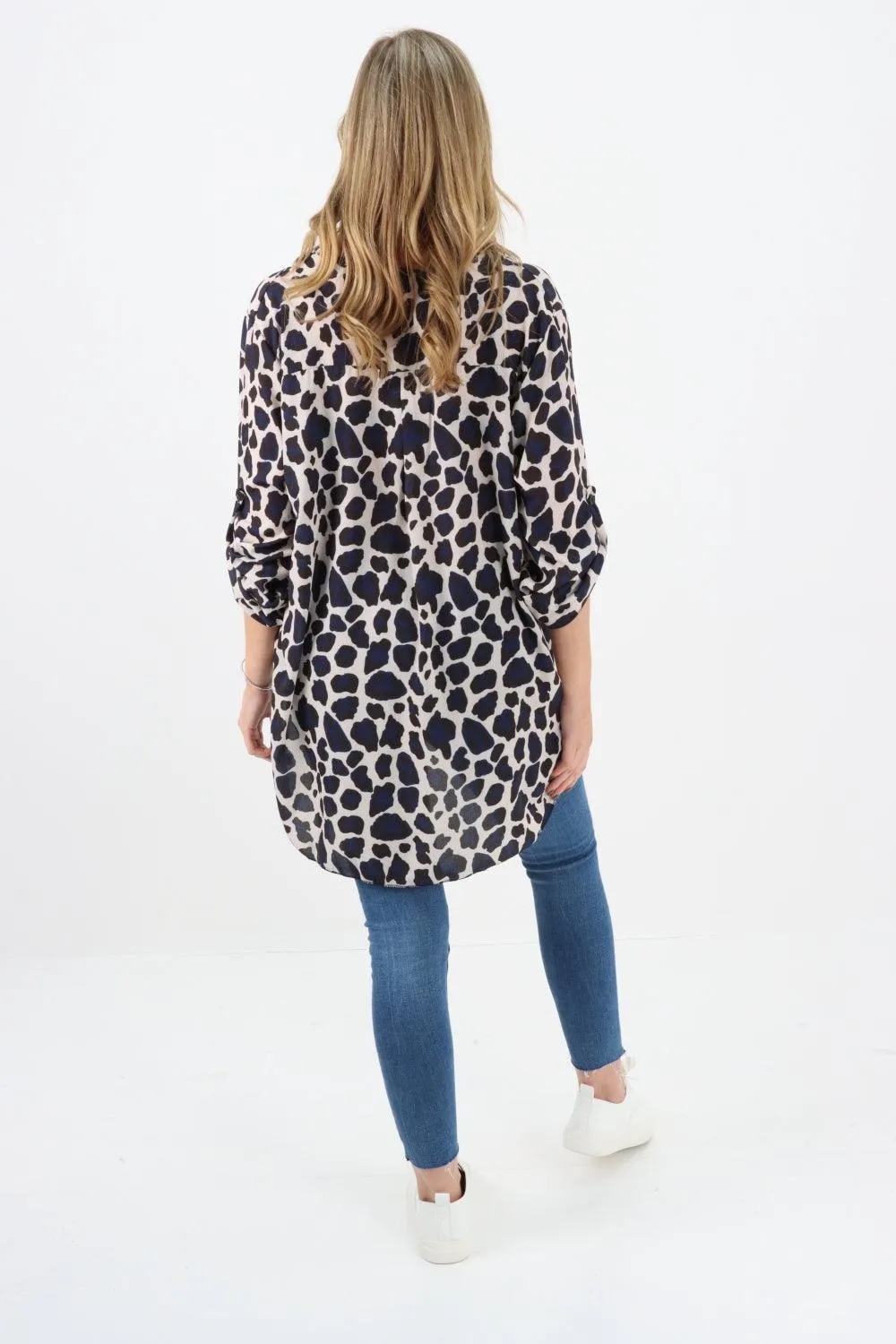 Made In Italy Animal Print Top