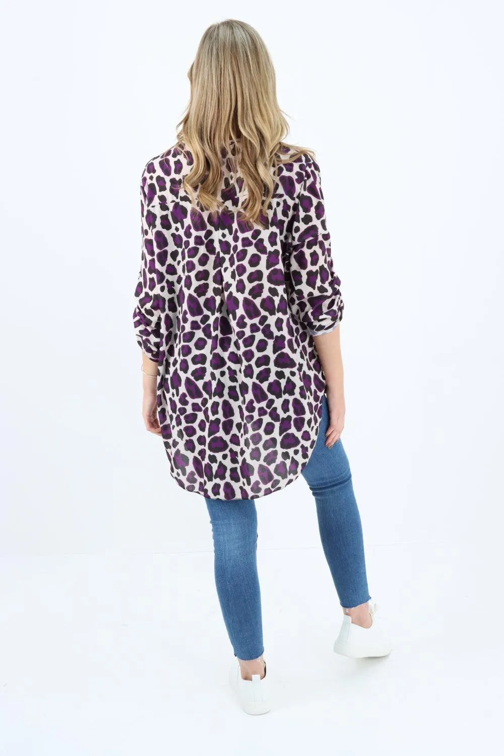 Made In Italy Animal Print Top