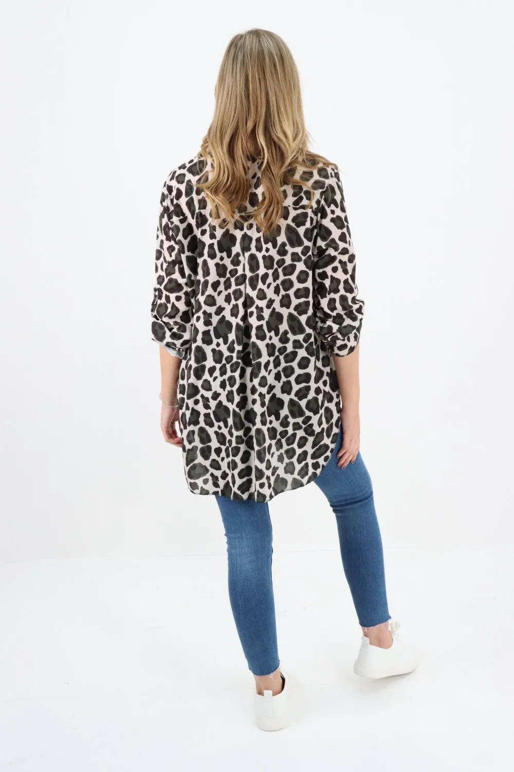 Made In Italy Animal Print Top