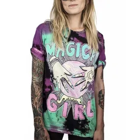 Magical Girl Printed Pop Punk Tees