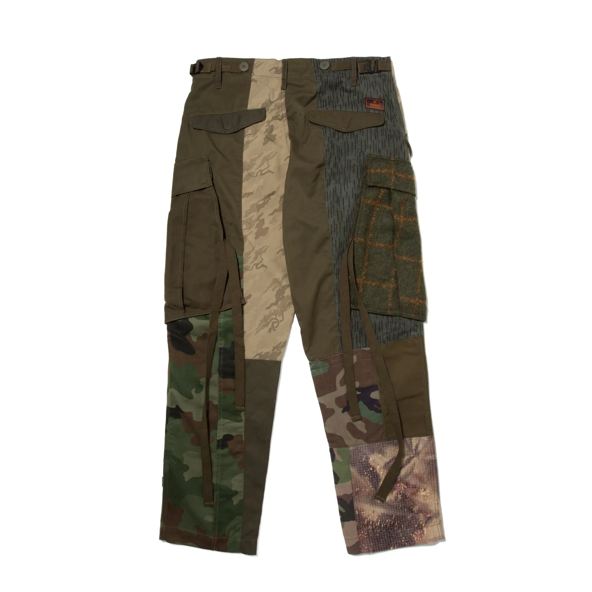 Maharishi Mens Upcycled Patchwork Cargo Pants