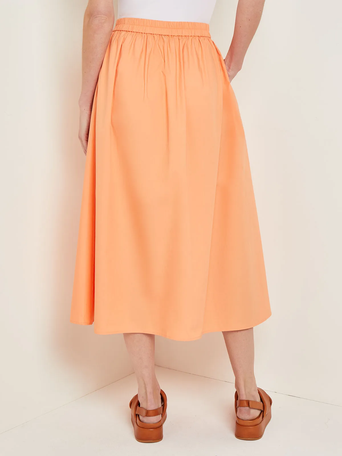 Maxi A-Line Skirt - Cotton