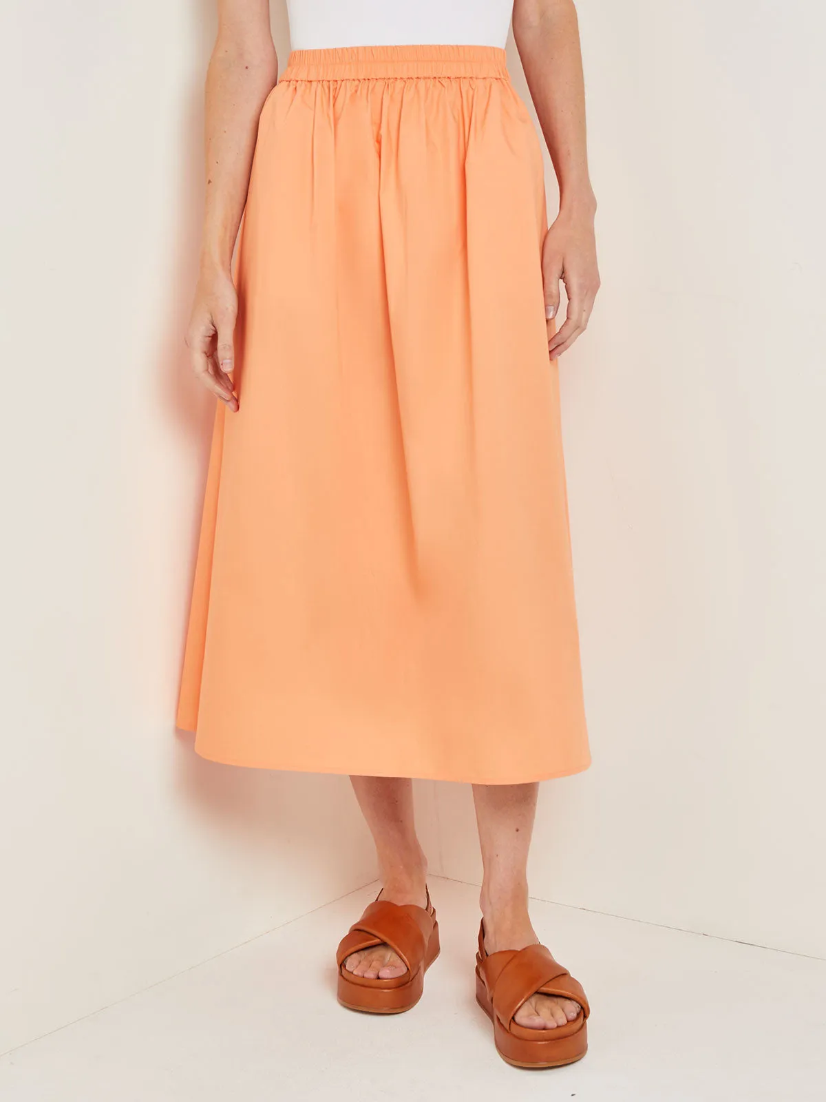 Maxi A-Line Skirt - Cotton