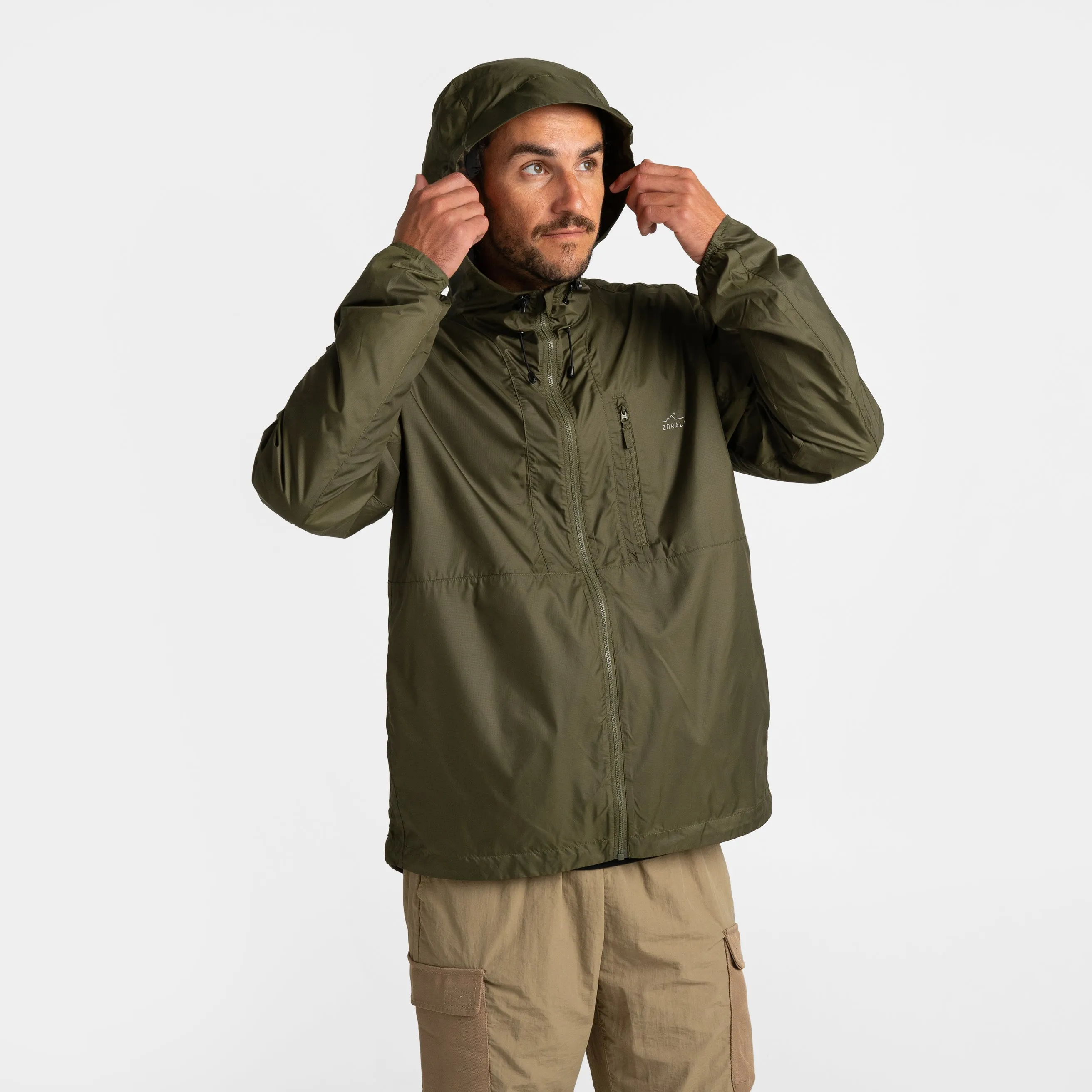 Mens Gust-X Windbreaker Olive