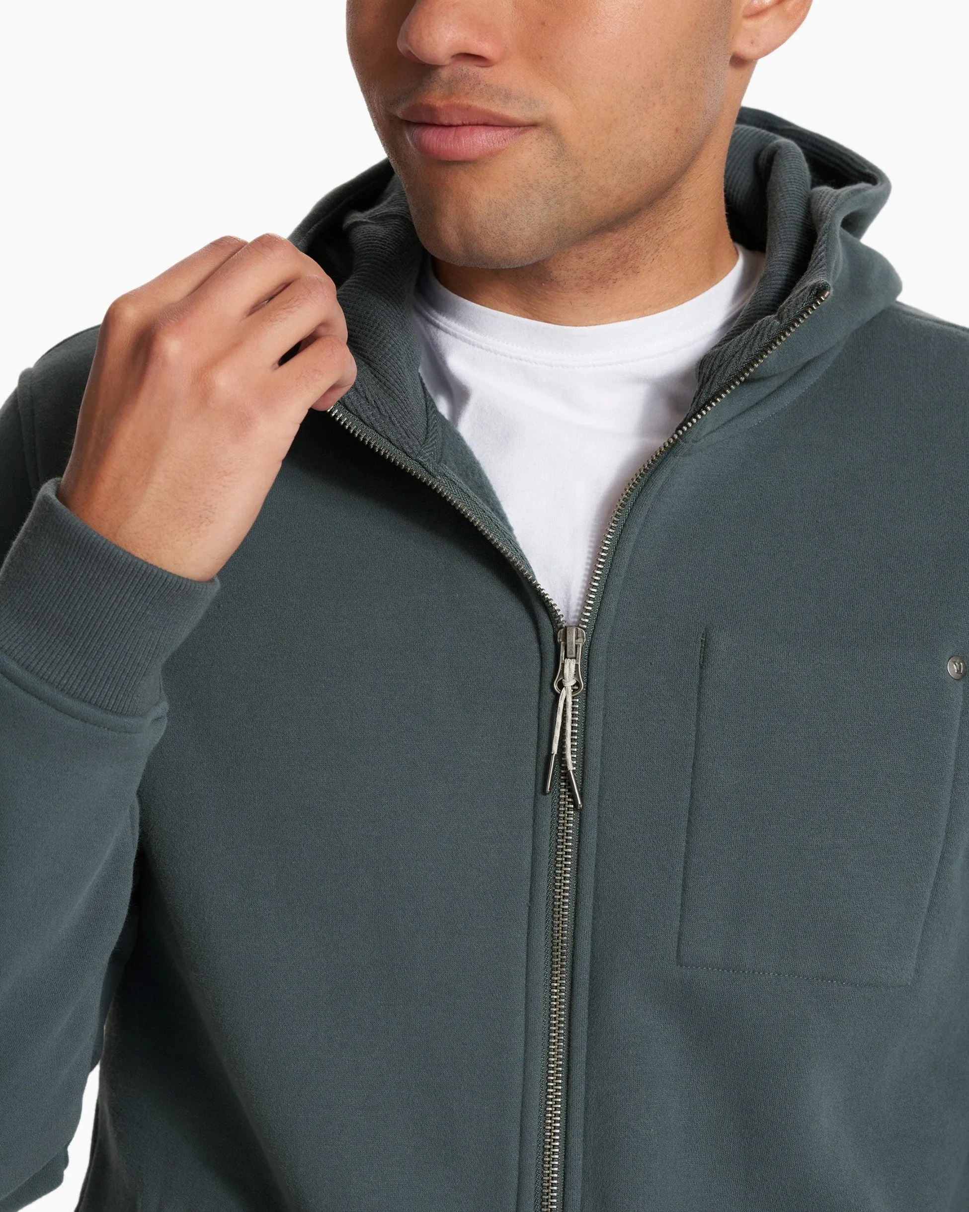 MEN'S SEASIDE HOODIE - SMB SMOKED BERYL