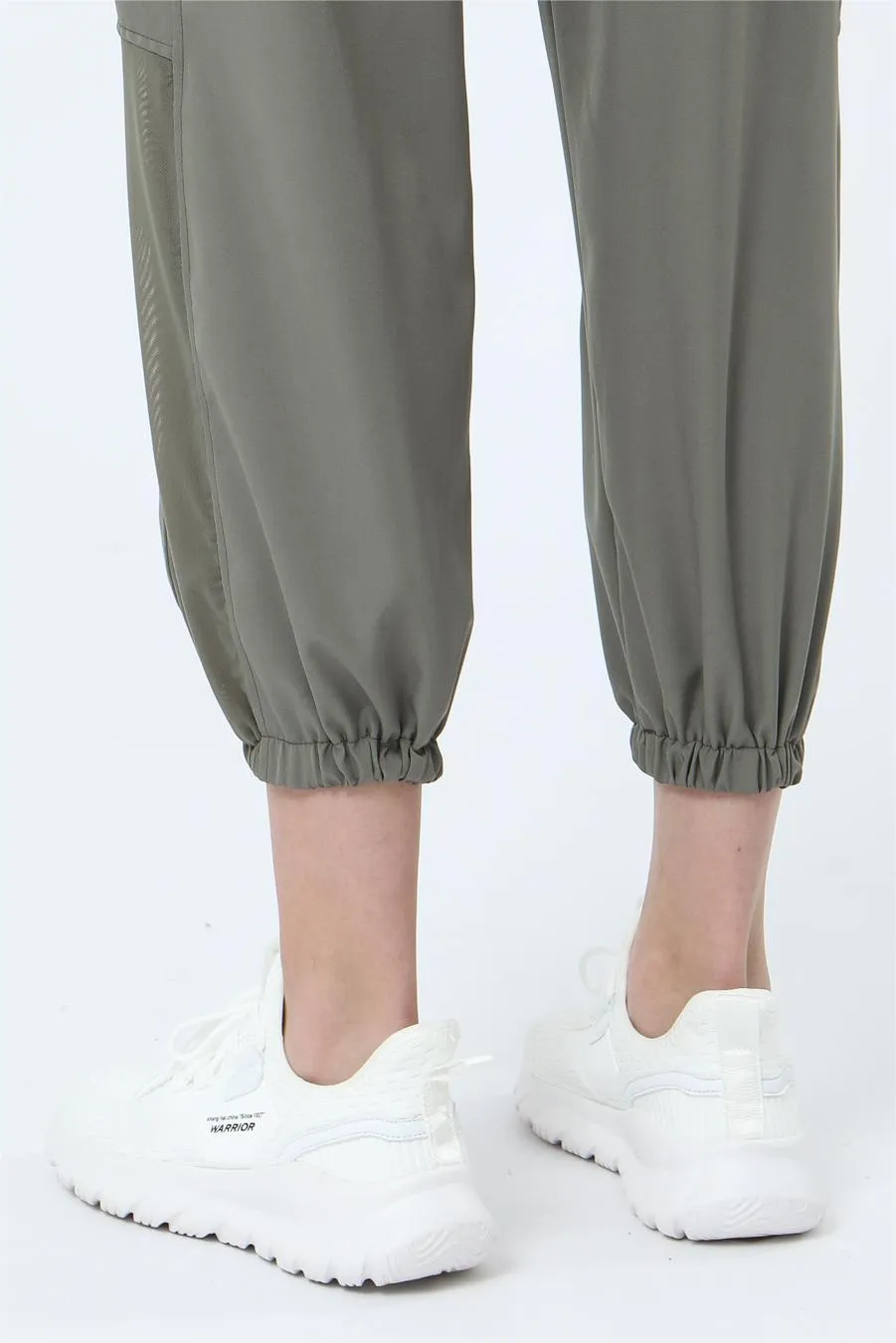 Mesh Panel Jogger Pants