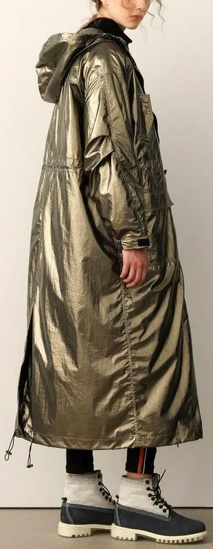 Metallic Reversible Coat