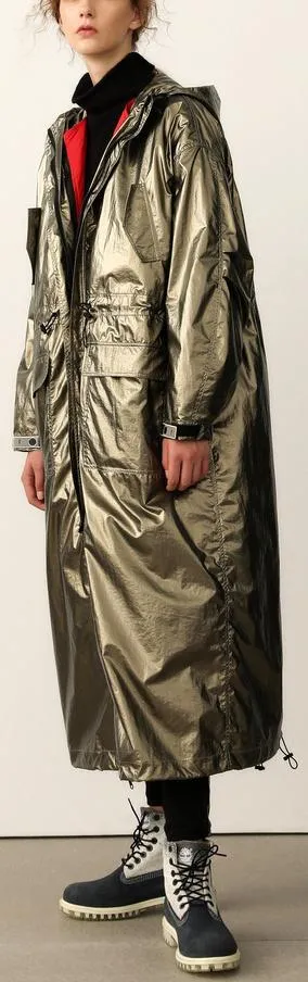 Metallic Reversible Coat