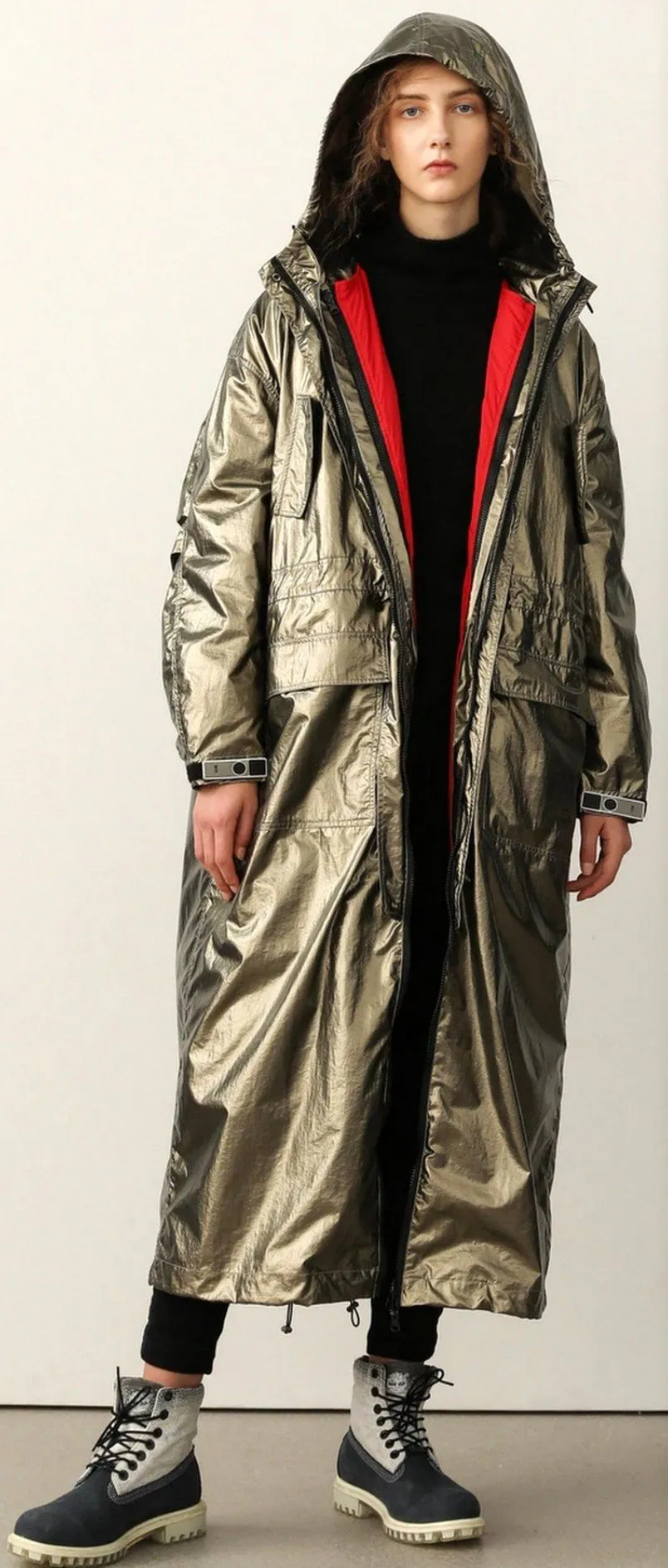 Metallic Reversible Coat