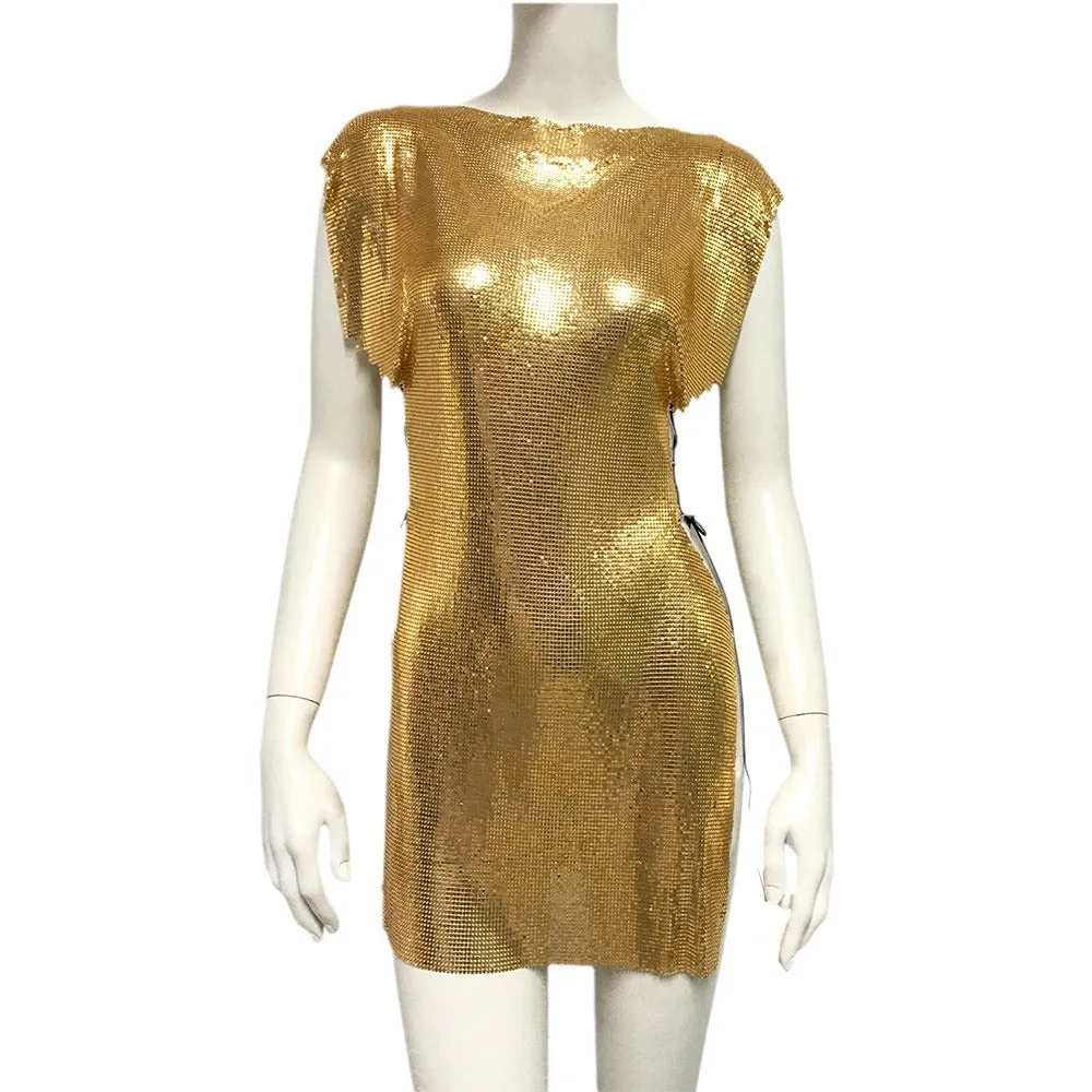 Metallic Sequin Sensation: Spring/Summer Bandage Dress