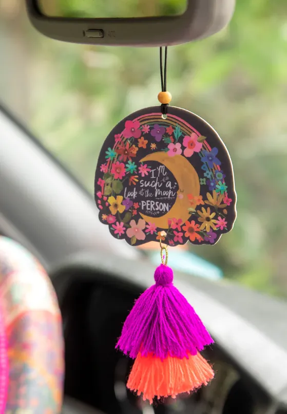 Moon Person Car Air Freshener