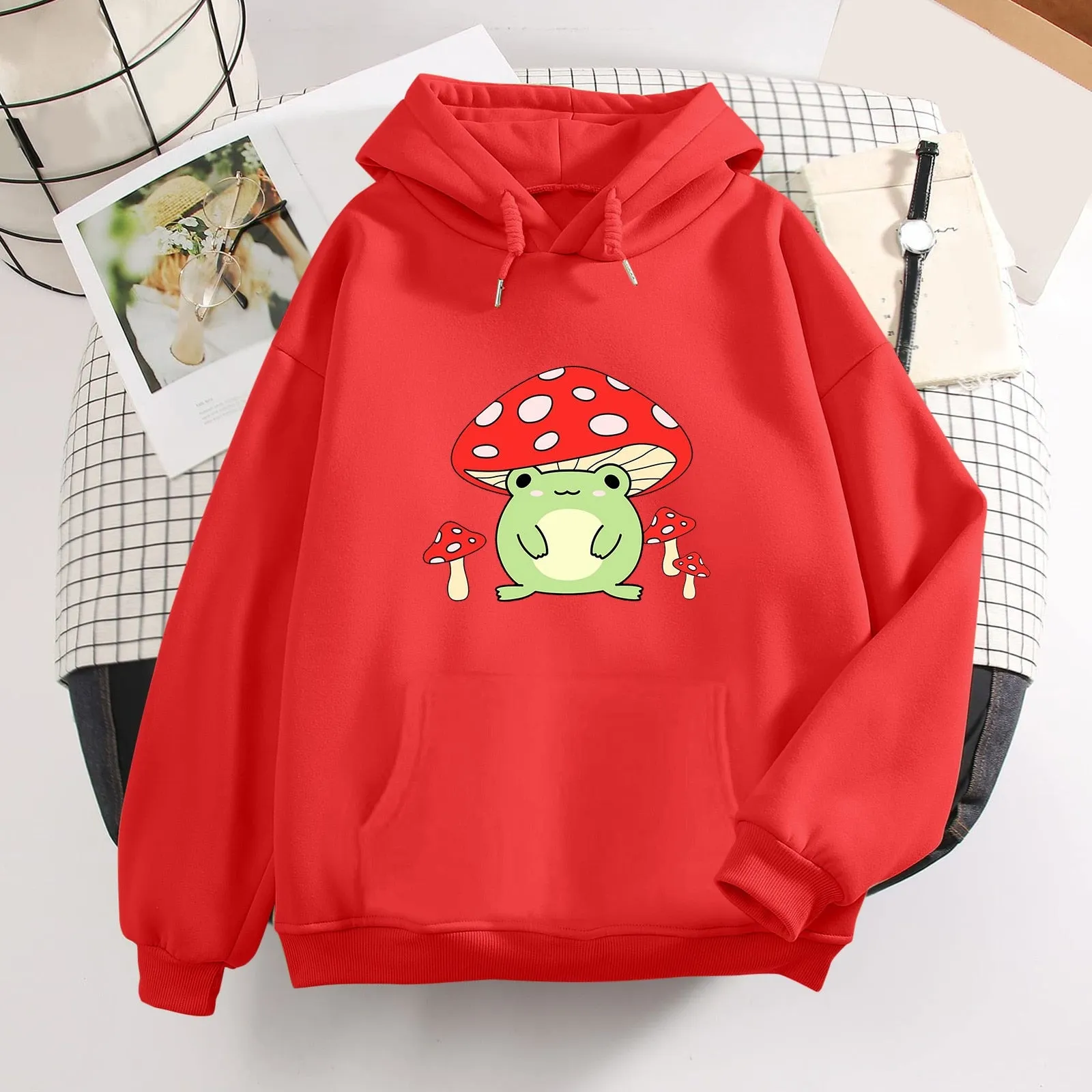 Mushroom Frog Hoodie