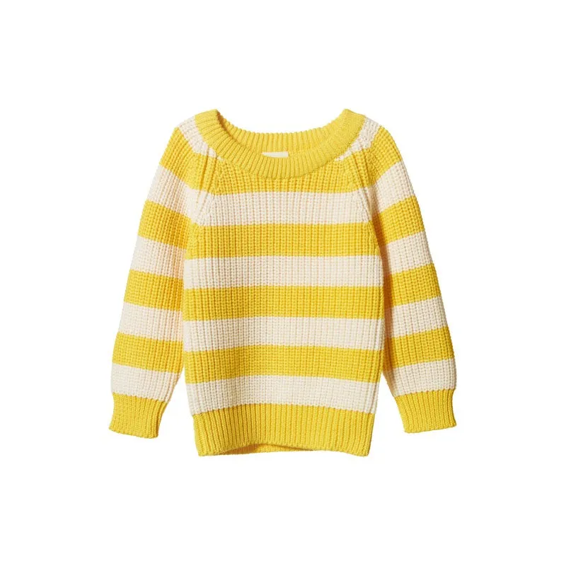 Nature Baby Billy Jumper - Bold Sunny Stripe Chunky Knit