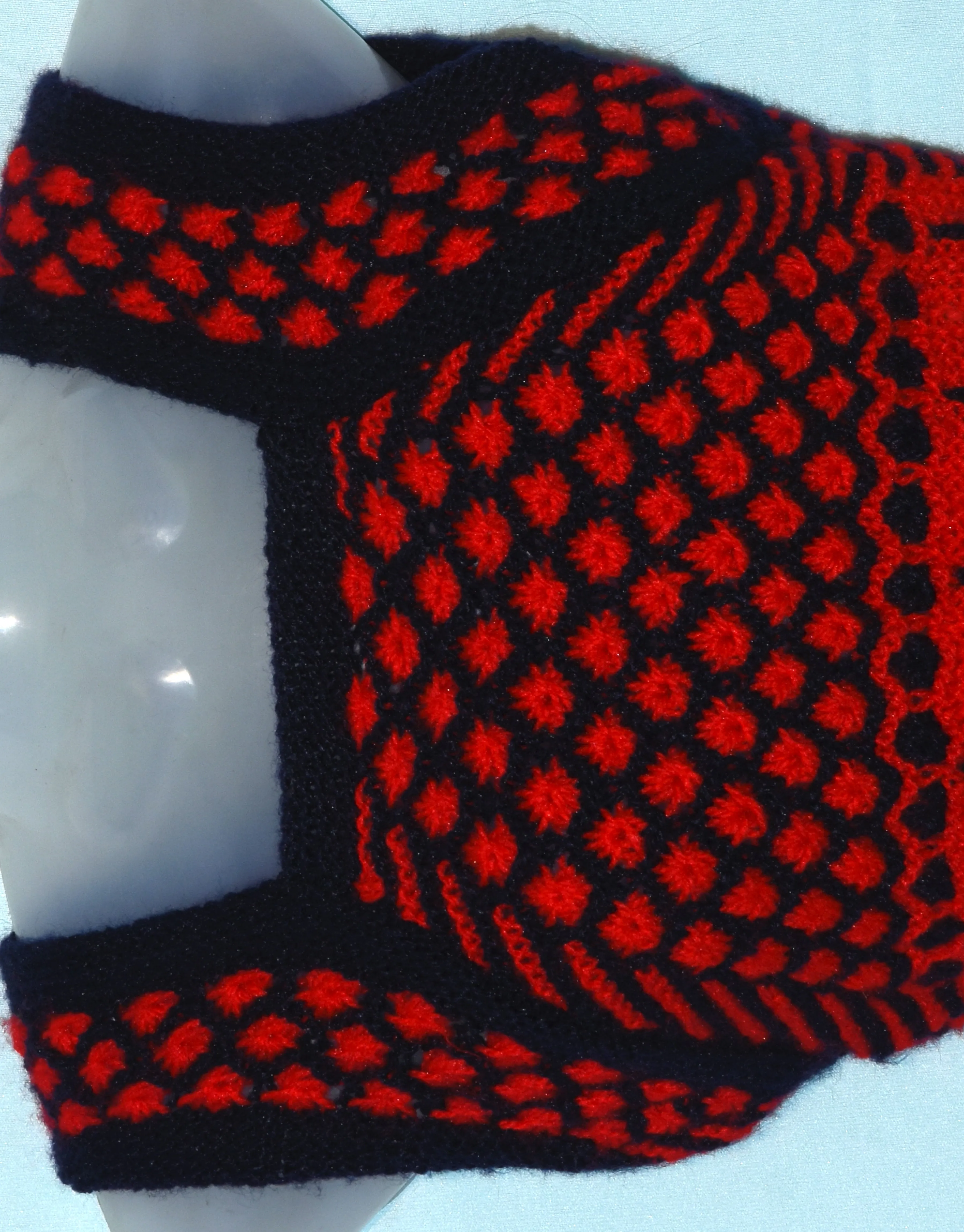 New design handmade blouse for women black and red color